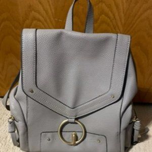Light gray mini backpack from H&M